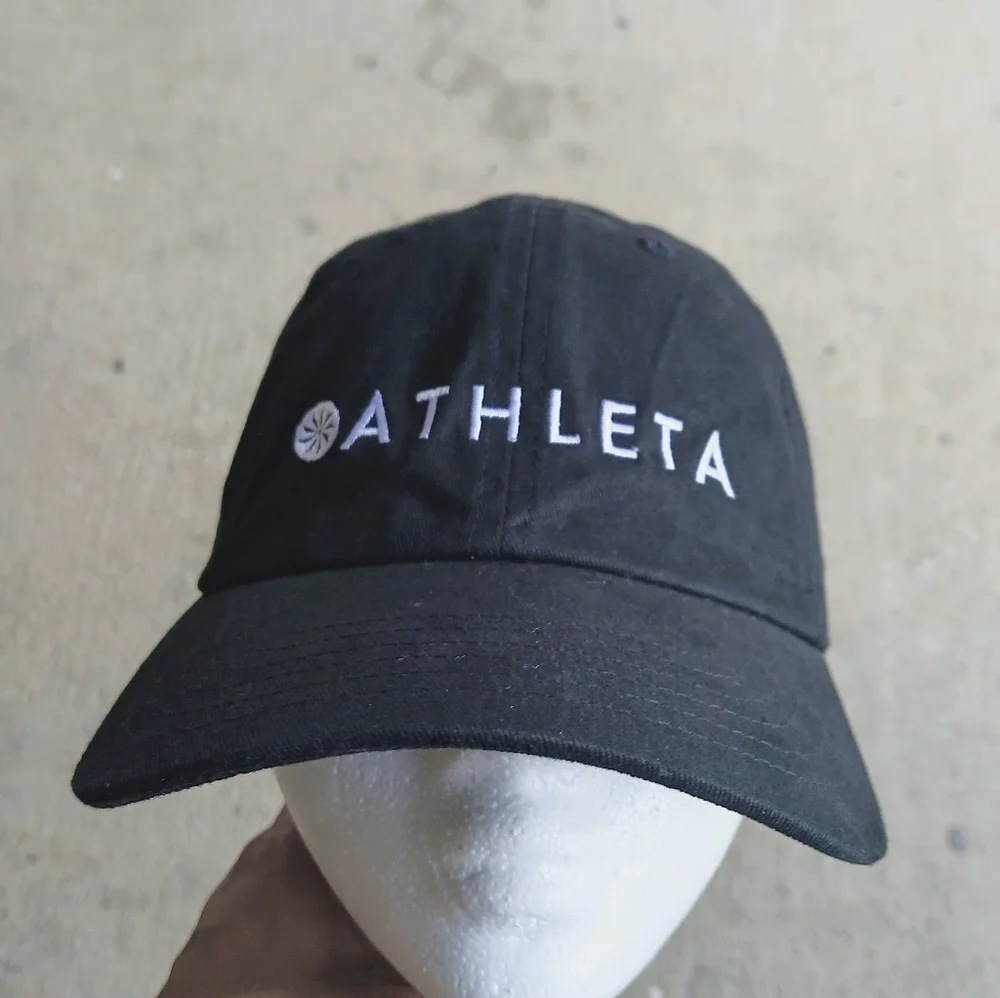 Athleta Embroidered Logo Strap Back Hat